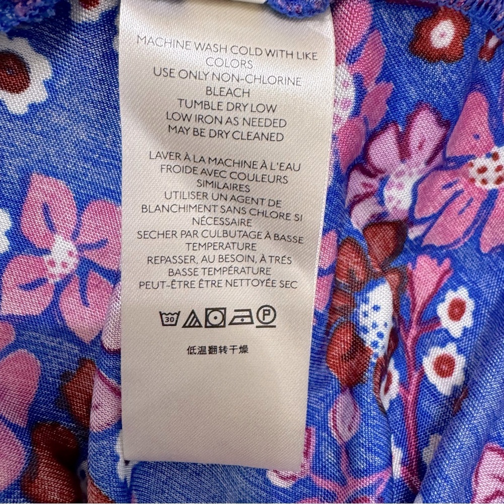 Free People Daisy Jane Botanical Combo Floral Print Mini Dress Size Medium‎ - Picture 8 of 8